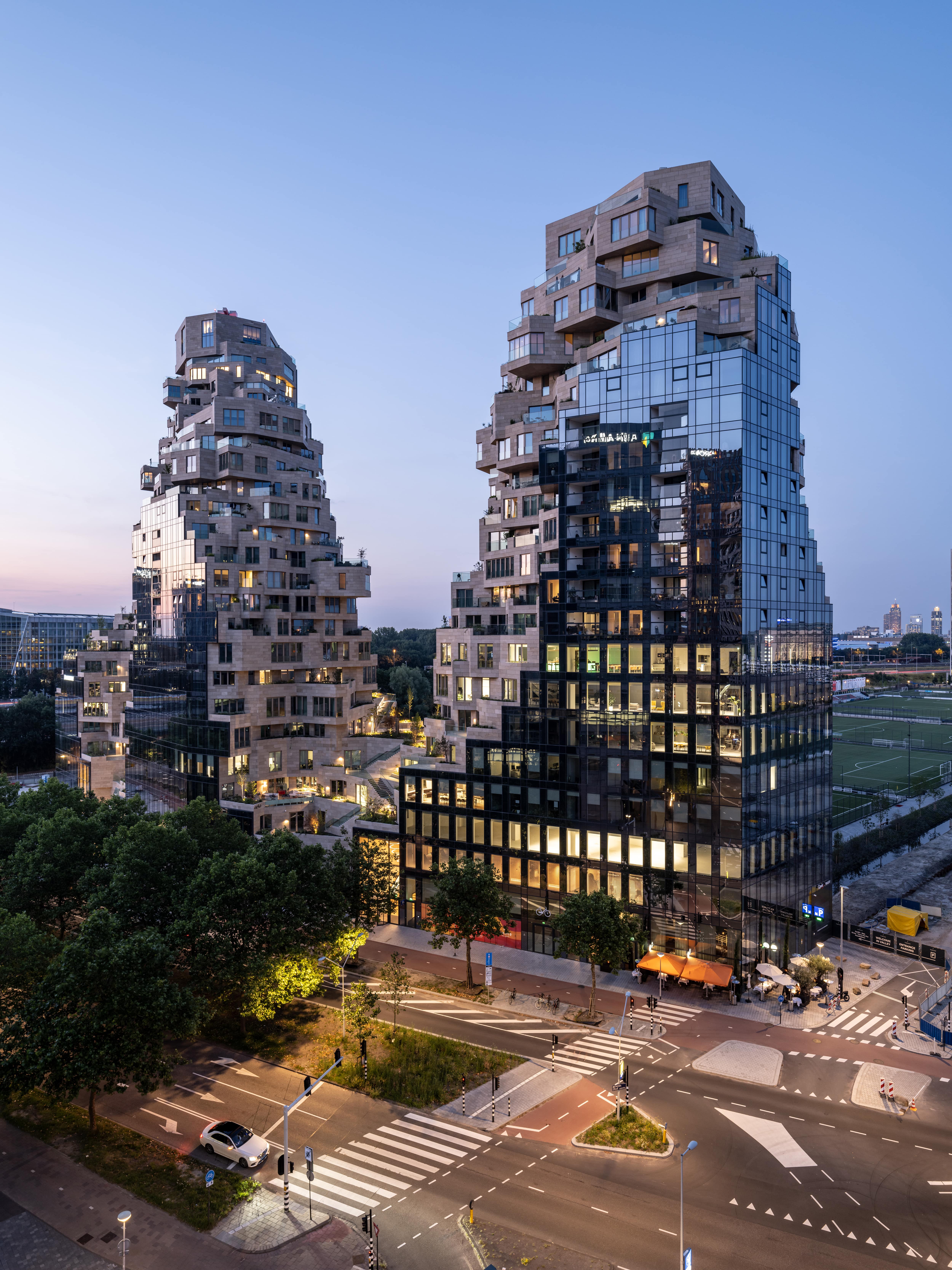 Mixed-use building Valley by MVRDV