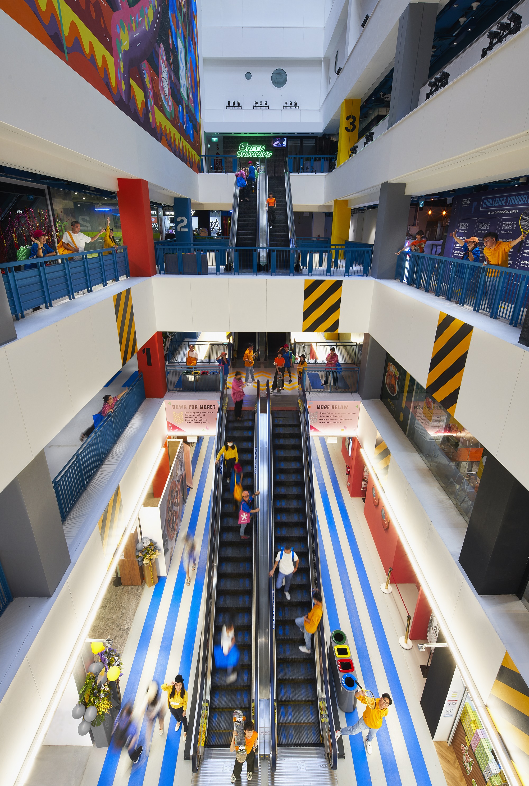 Central escalator Atrium Photo by Studio Zeros
