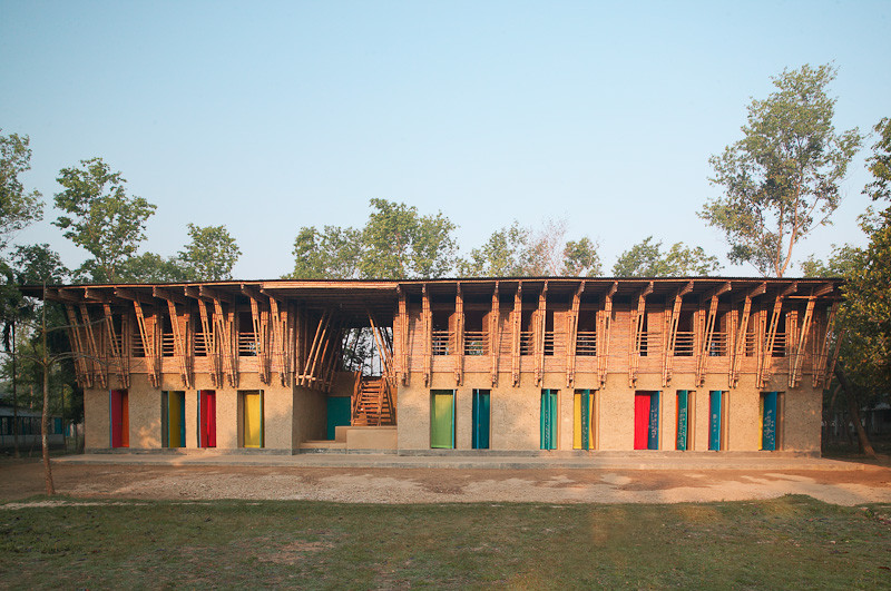 Handmade School by Anna Heringer and Eike Roswag
