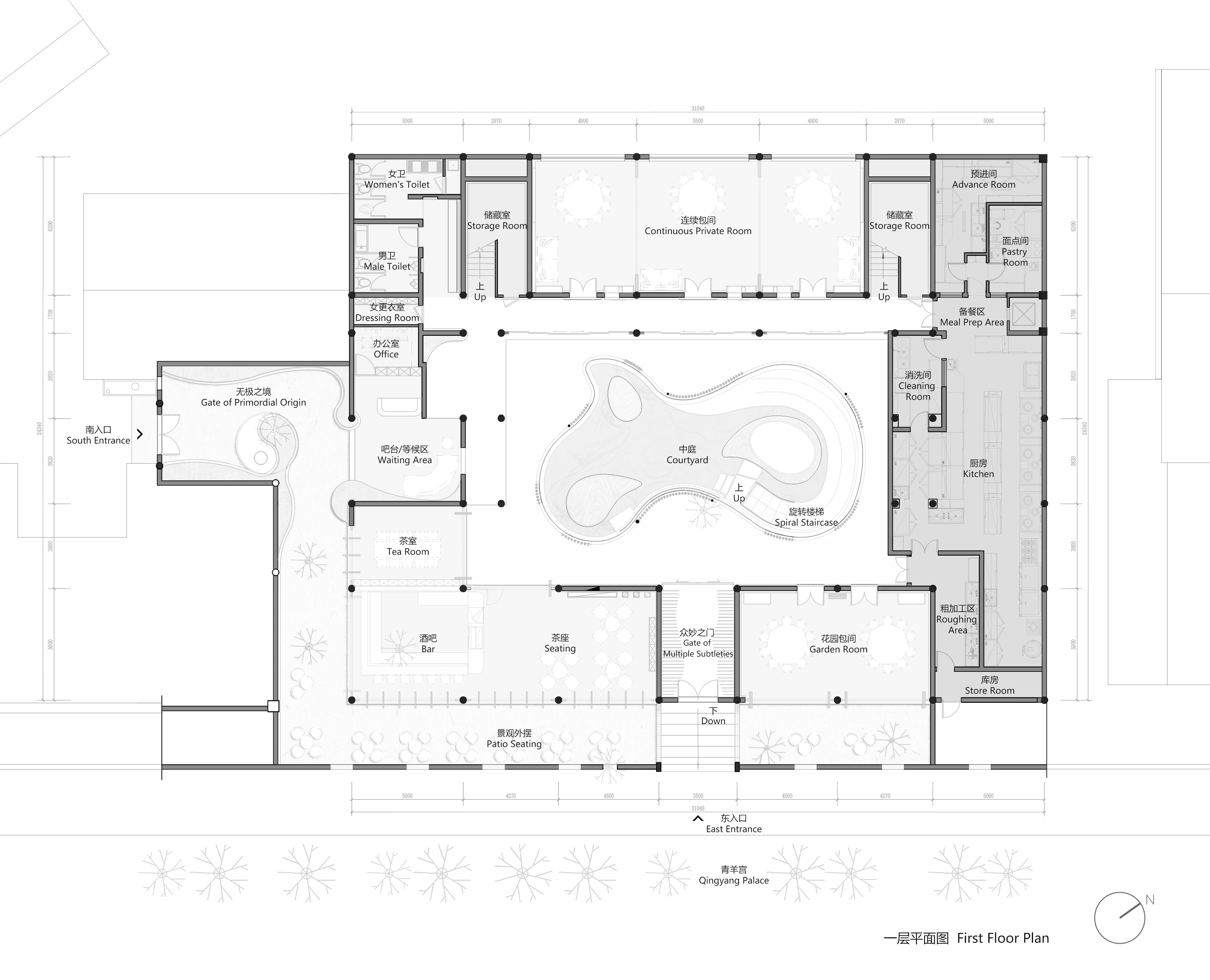First-floor plan