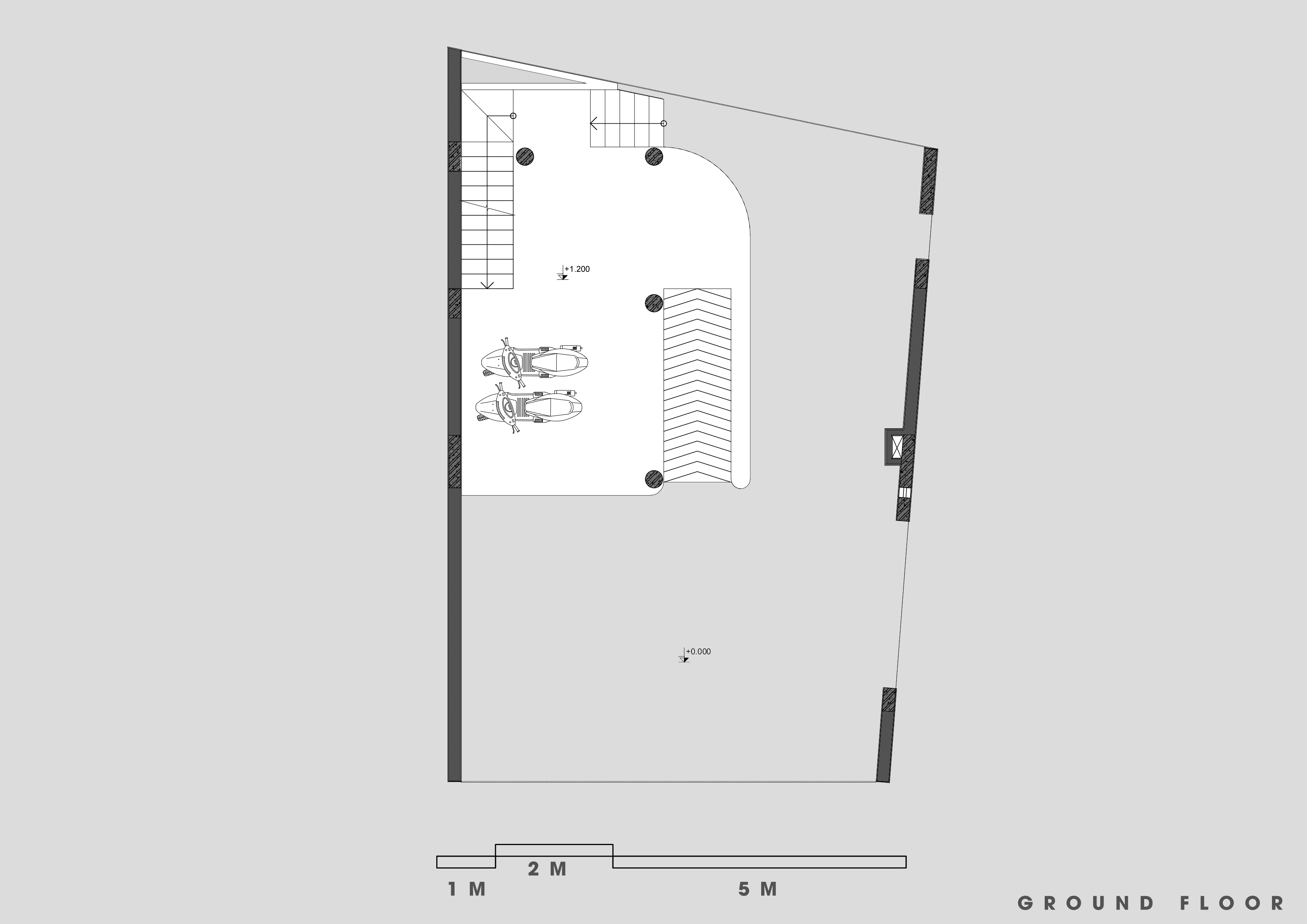 Ground floor plan, source Hinzstudio