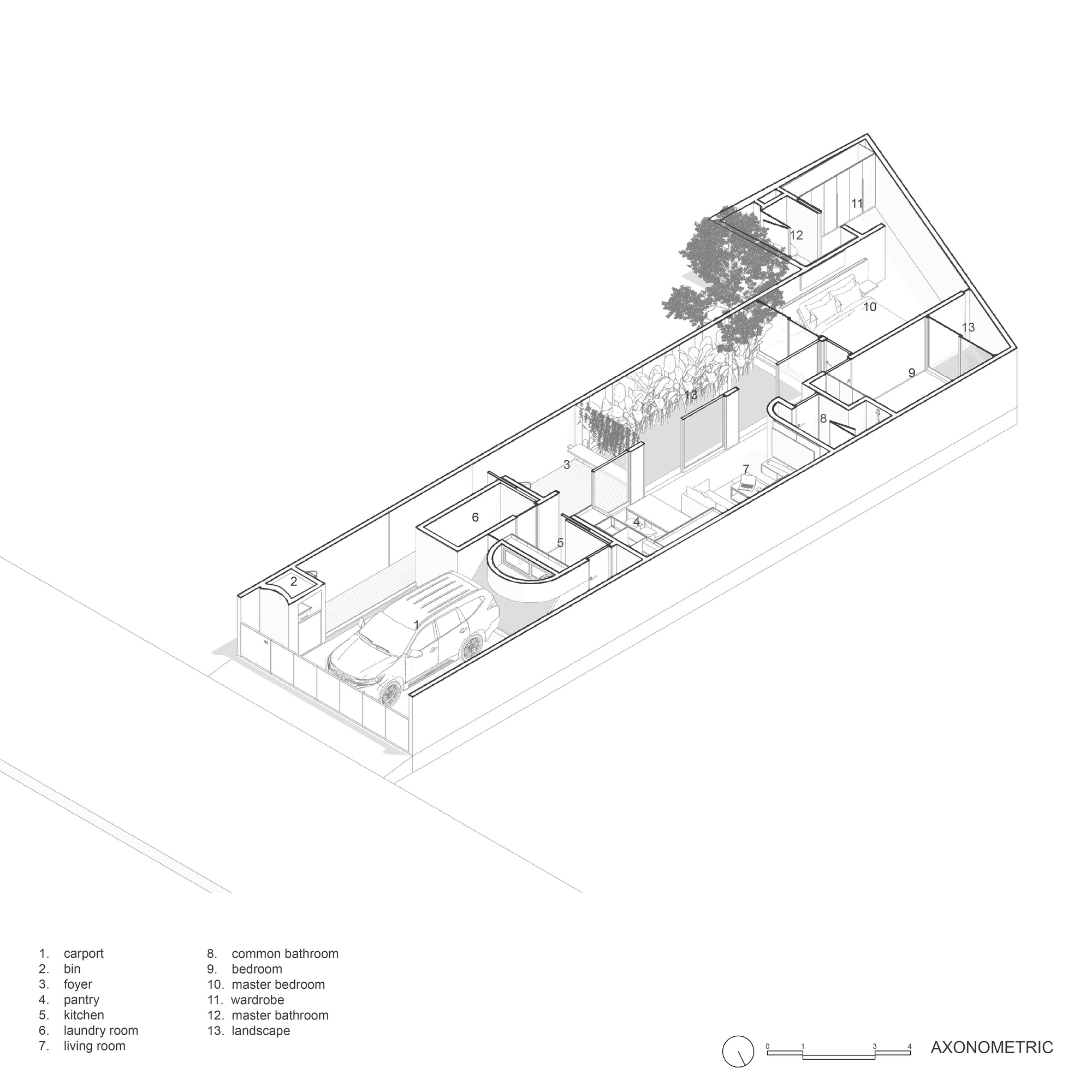 Plan of YD House by Isso Architects