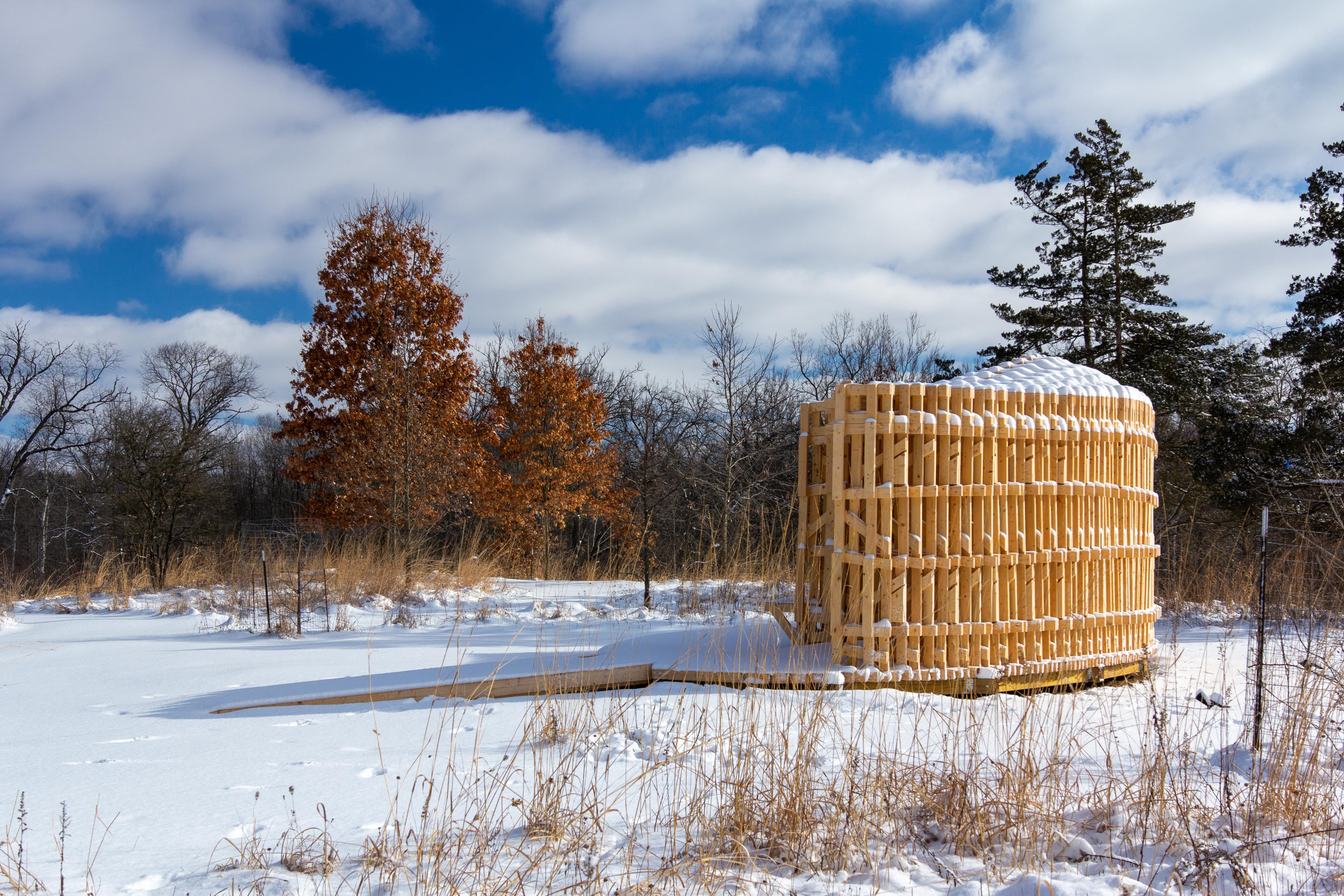 Exploration of Robotic Technology in Designing Complex Wooden Pavilions