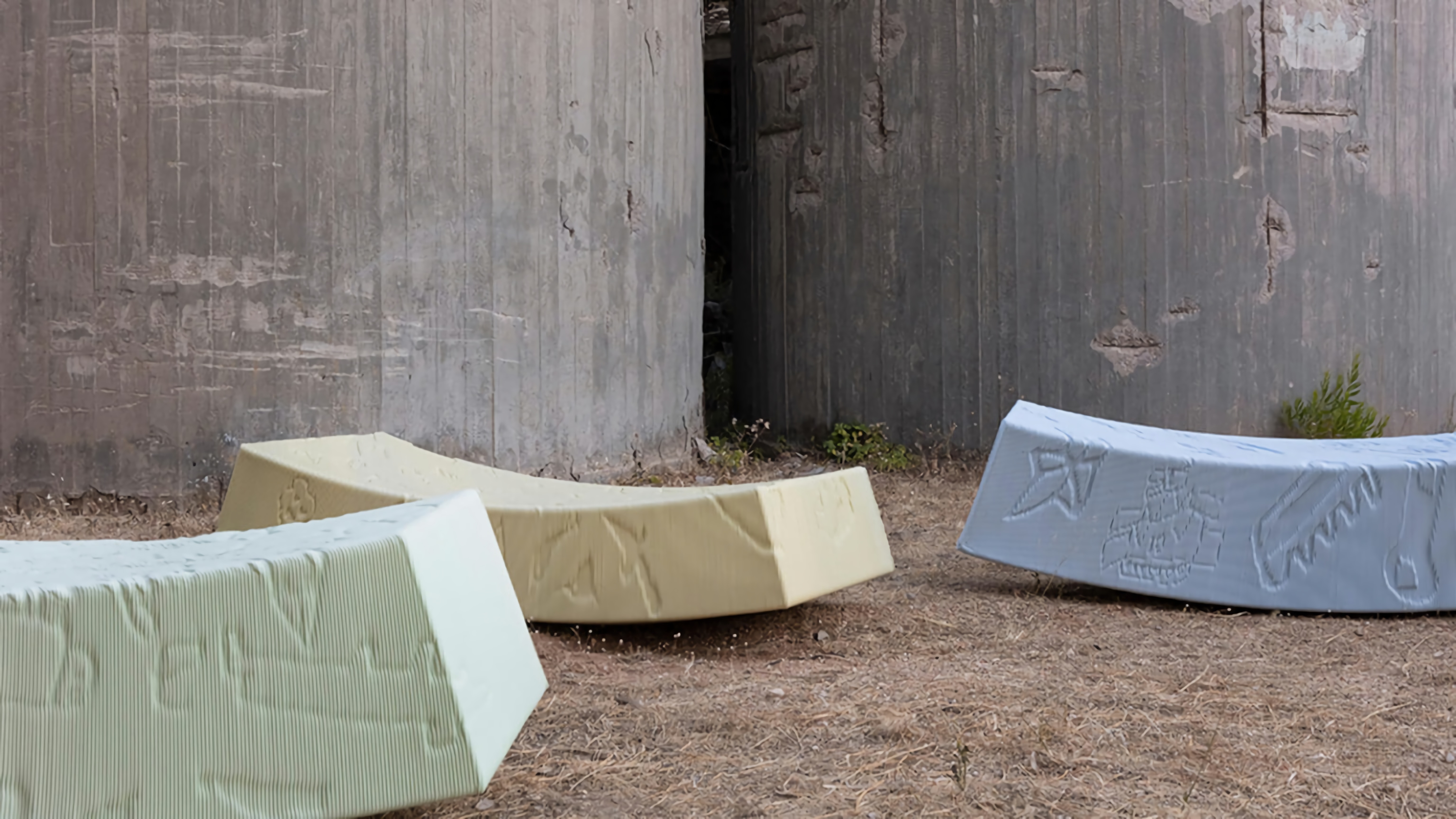 GLYPH: Artistic Furniture from Recycled Plastic and Children's Drawings