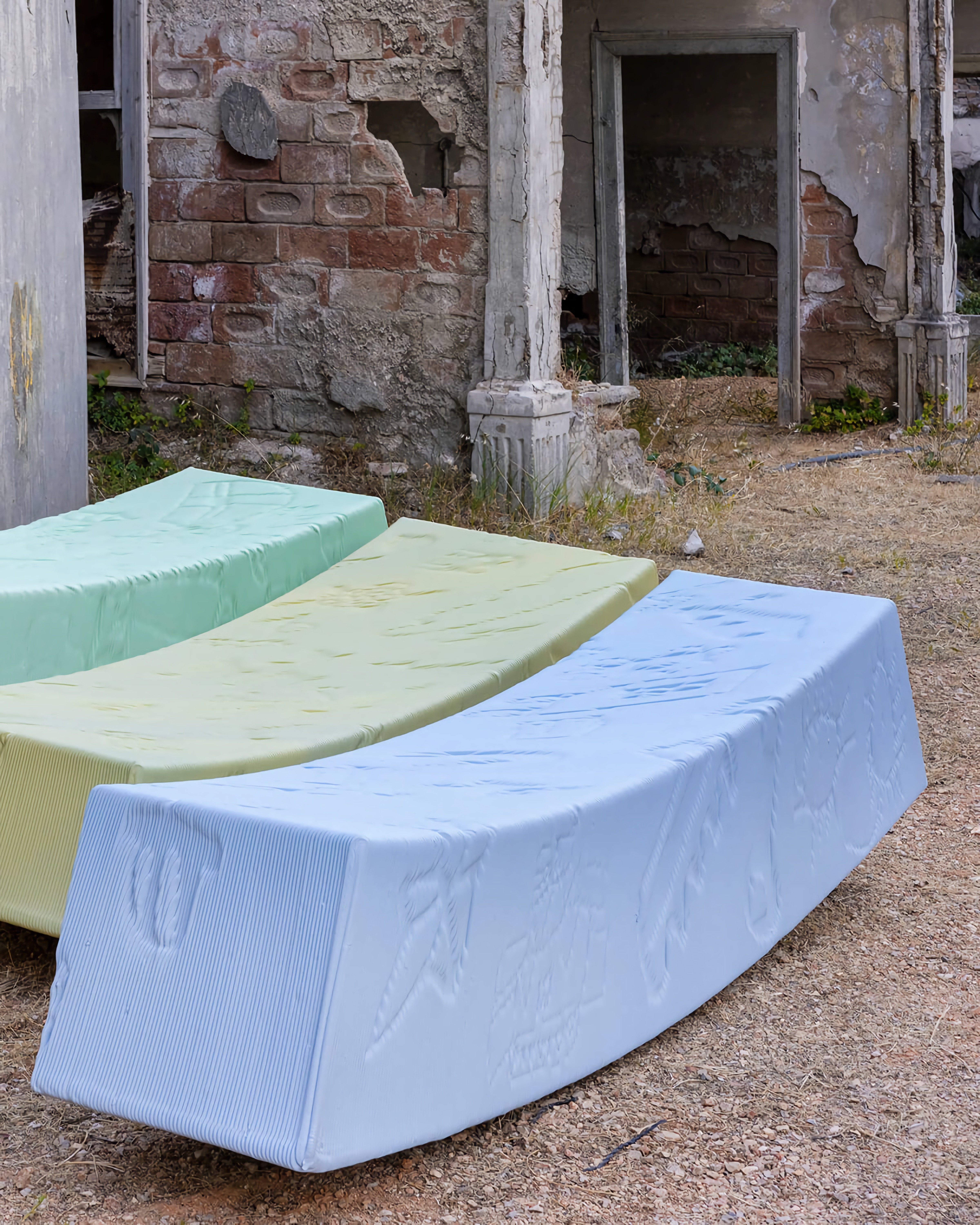 GLYPH: Artistic Furniture from Recycled Plastic and Children's Drawings