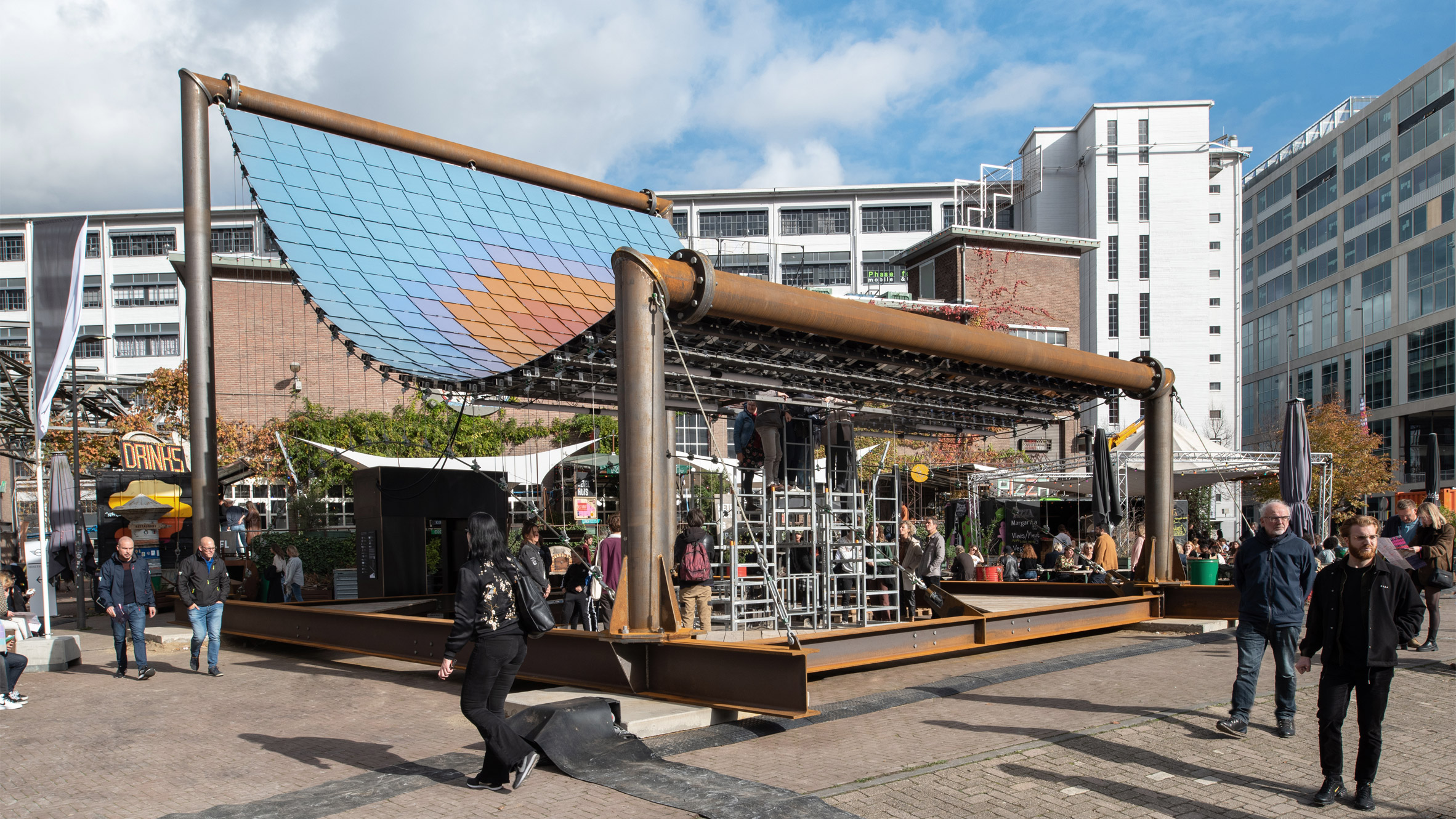 380 Solar Panel Sheets Showcased in Dutch Design Week 2022