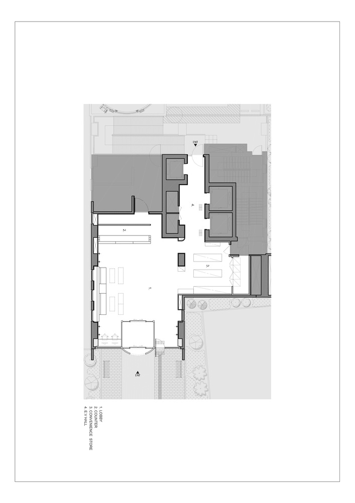 Layout of the First Floor at Hotel TT