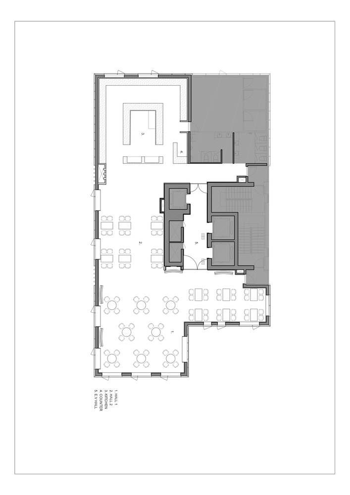 Layout of the 20'th Floor of Hotel TT