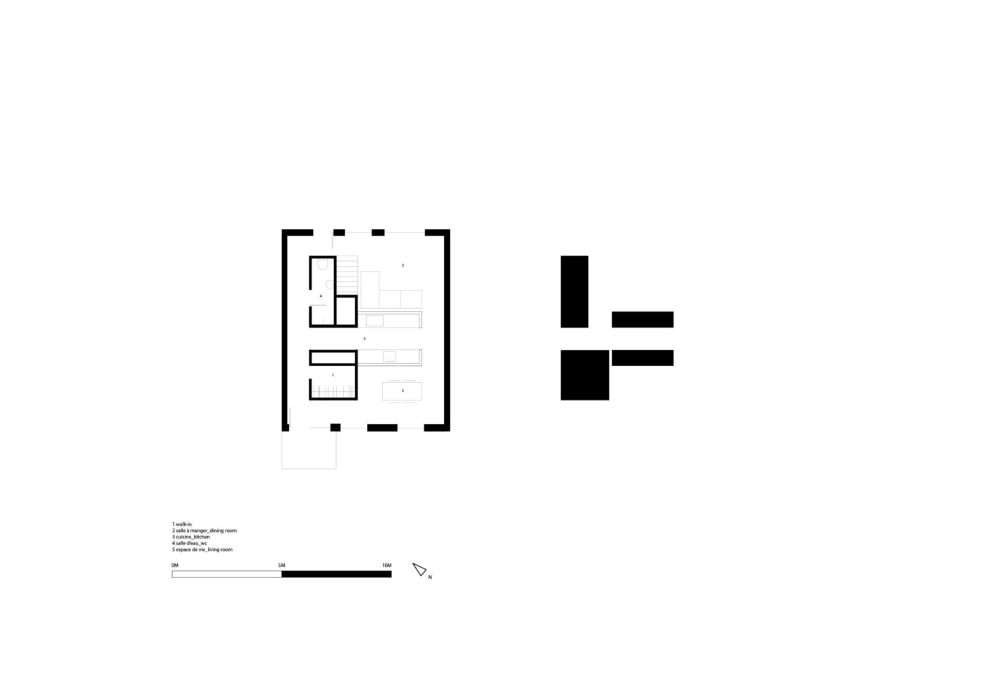 Second Floor Plan of “MB House”