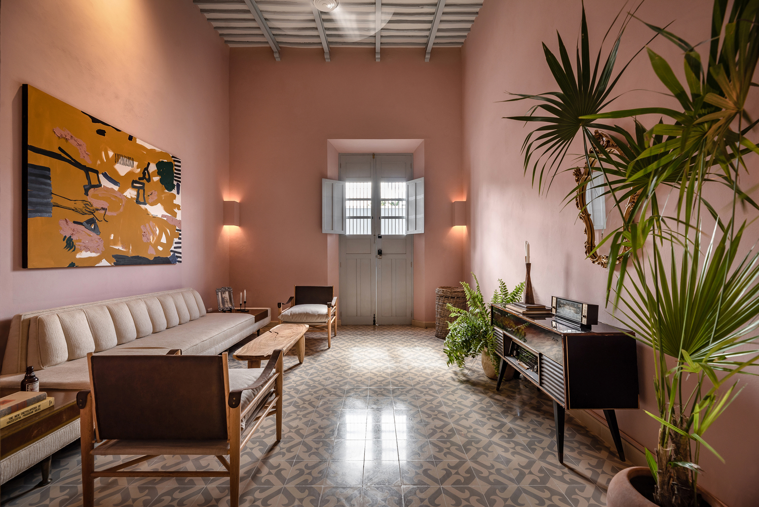 Use of Pastel Tiles in the Interior Design of Casa Lorena