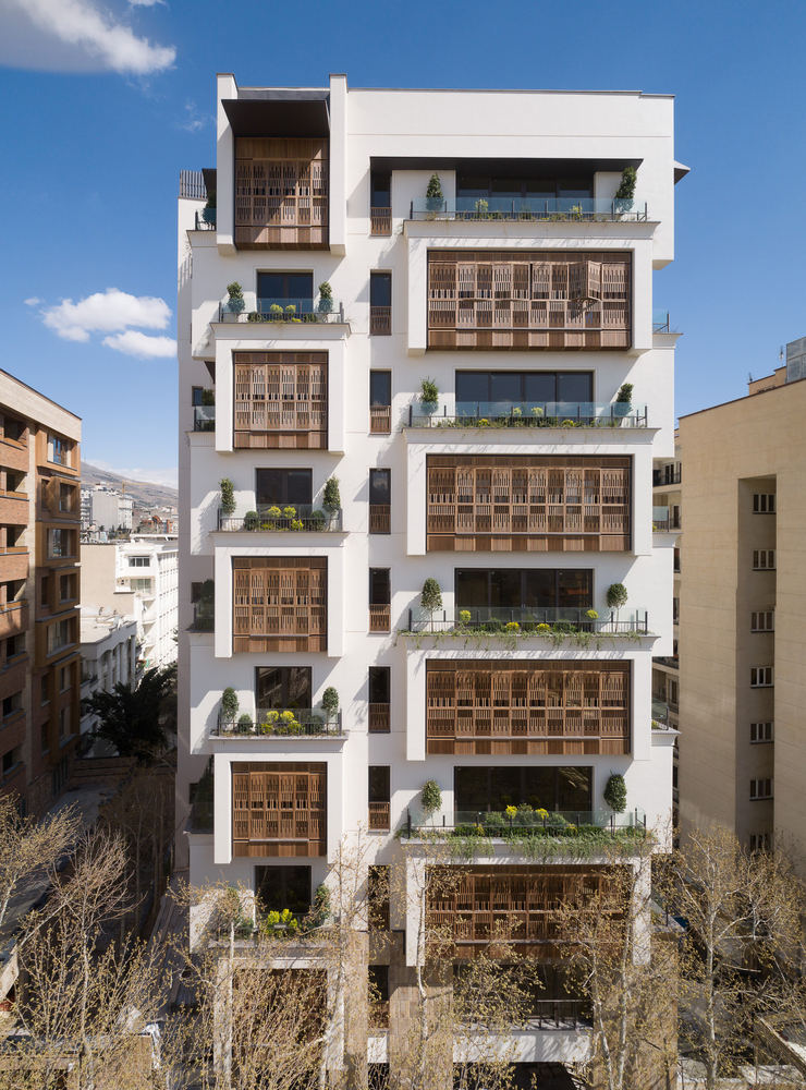 Setare Golestan Residential Building- Zandigan Architects 