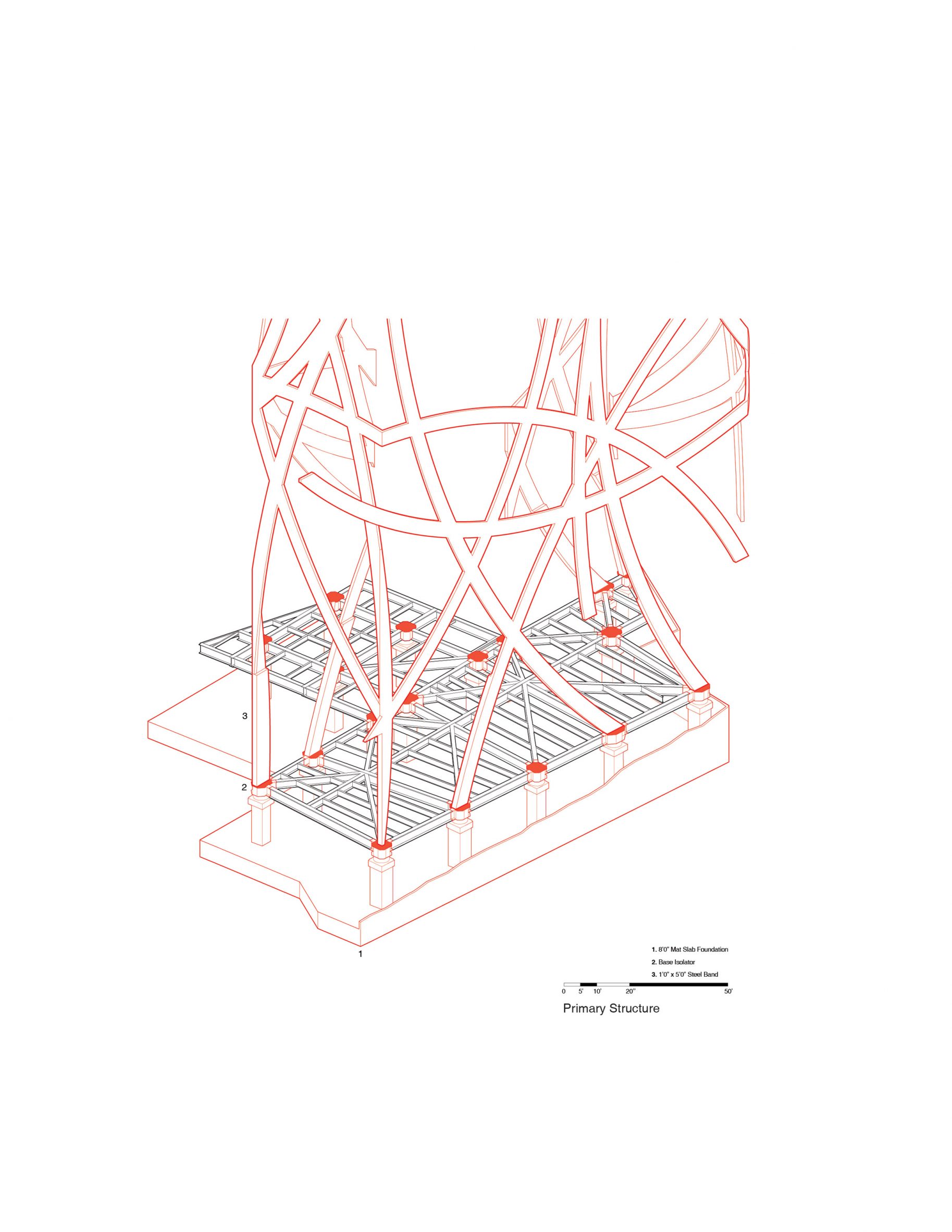 The concept of the structure (W)rapper, Source by Eric Owen Moss Architects