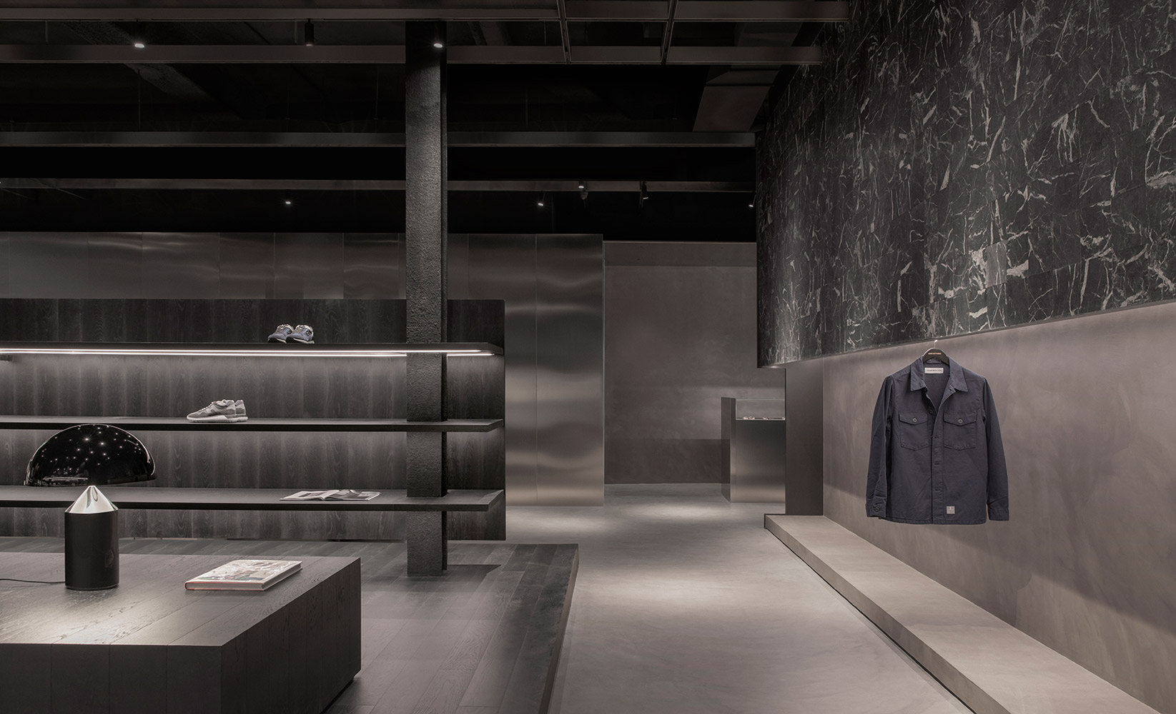 The Nino Alvarez store carries a minimalist concept
