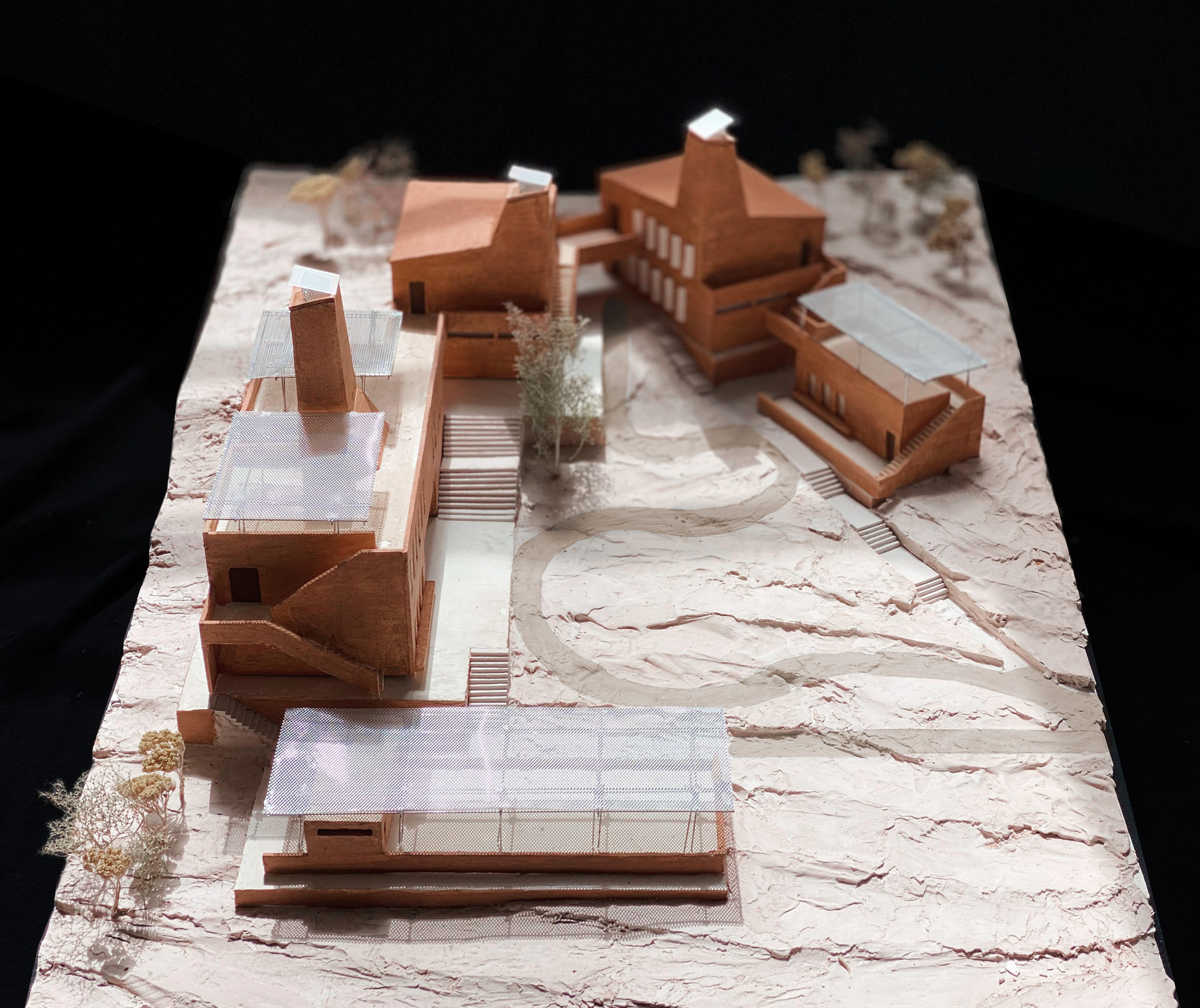 architectural model of Startup Lions Campus