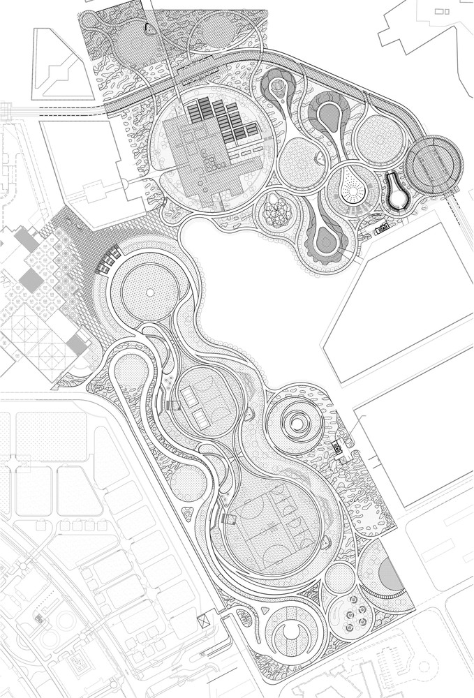 drawing of the Oxygen Park