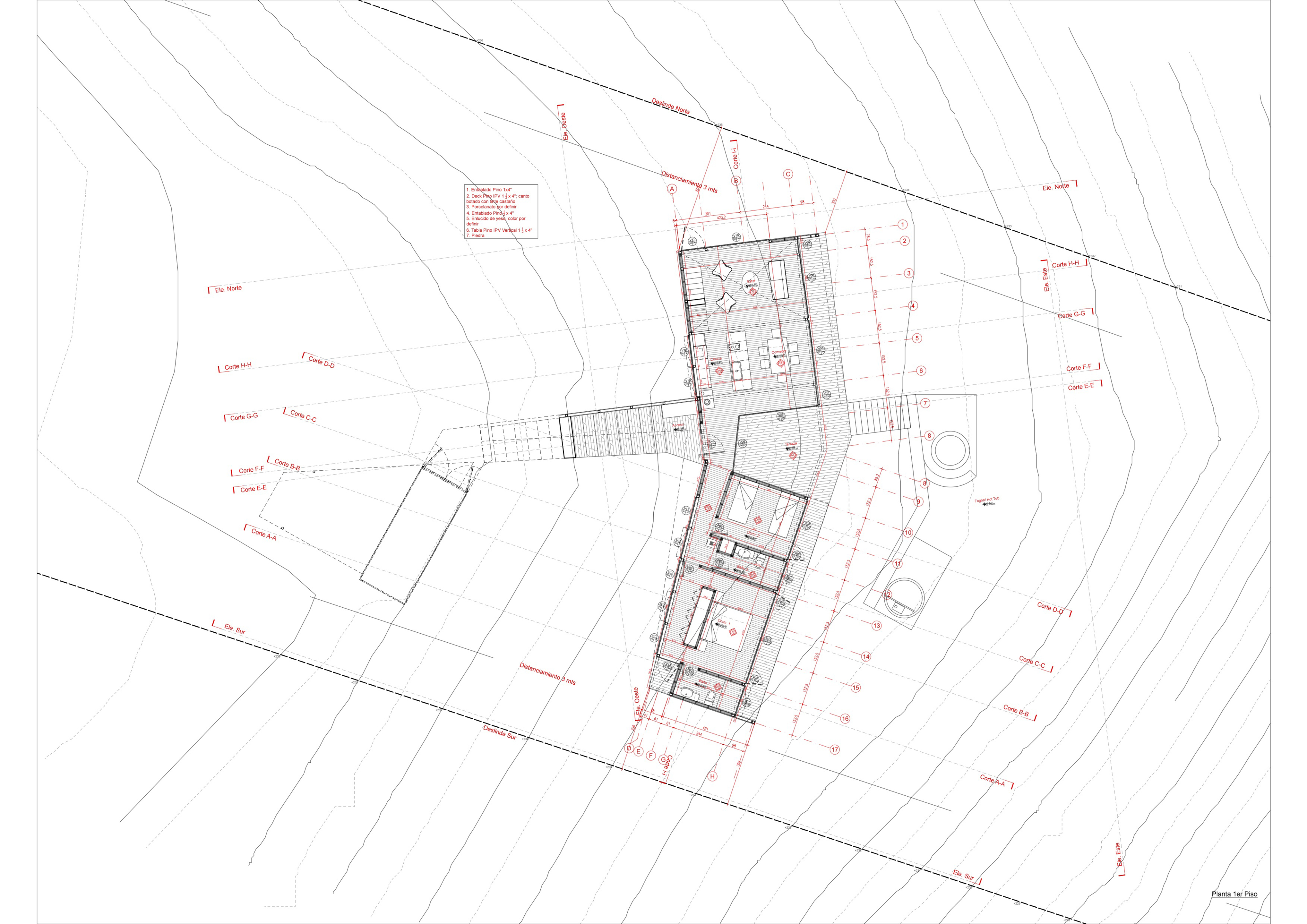 1 Floor Plan, Source by NicolasCRUZarquitectos