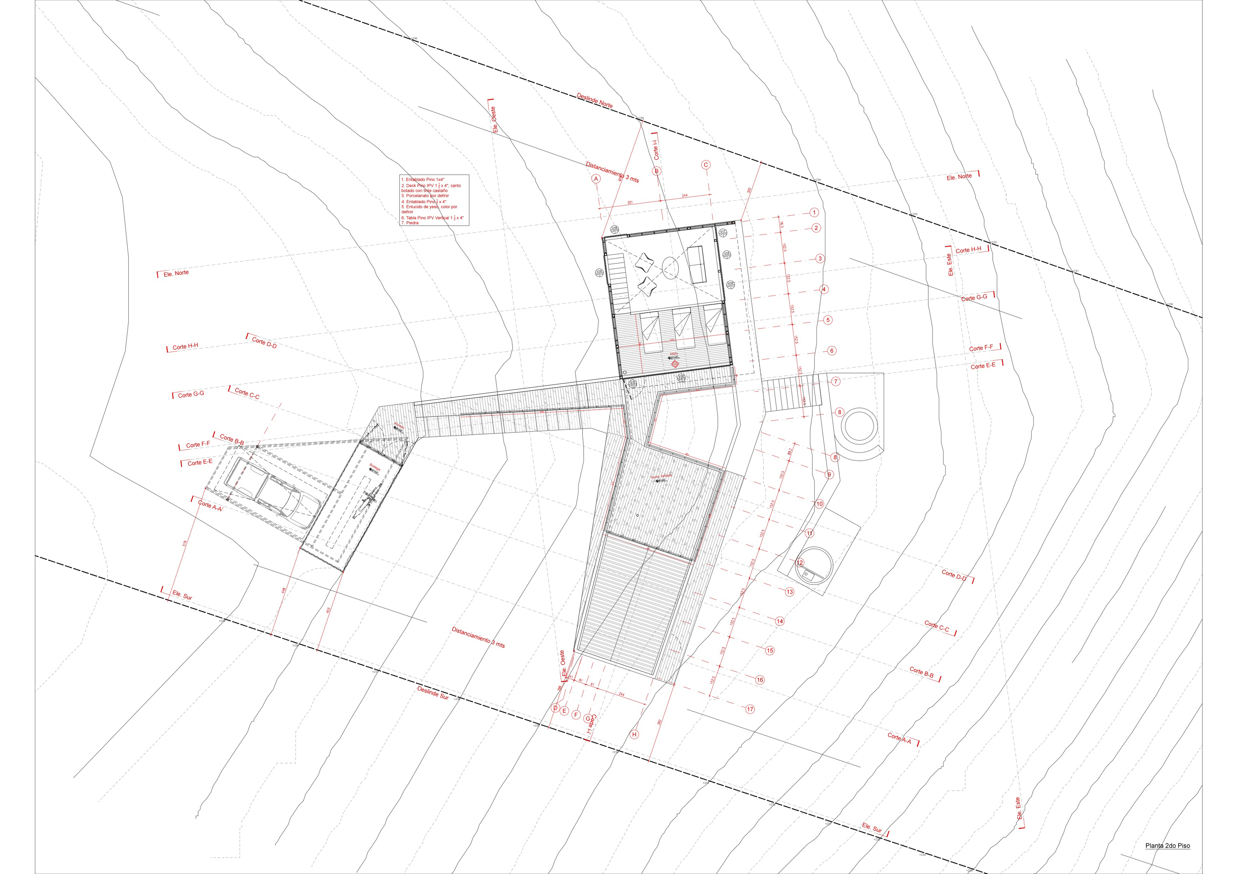 2 Floor Plan, Source by NicolasCRUZarquitectos