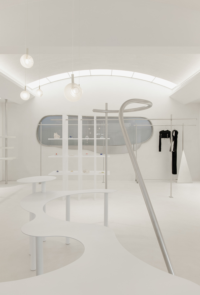 All-White Store in Shanghai Inspired by Mountain Arches