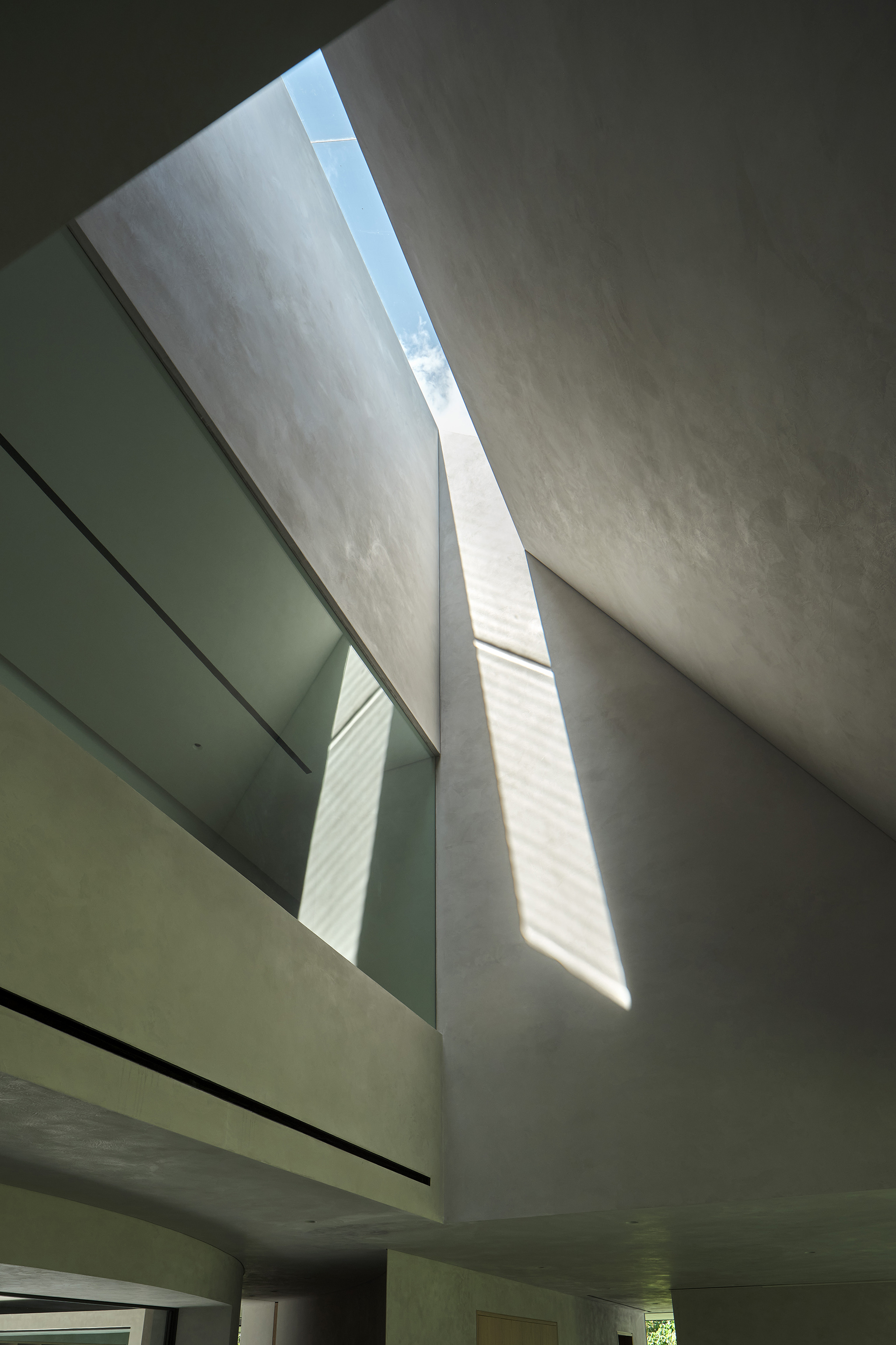 skylights that function as air and light circulation